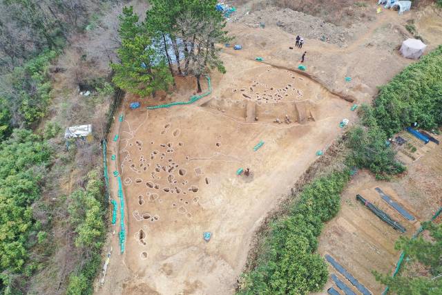 양산 다방동 유적 3차 발굴조사 유구 전경/ 양산시