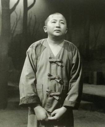 지춘성 배우의 1991년 '동승' 공연 모습(국립극단 제공)