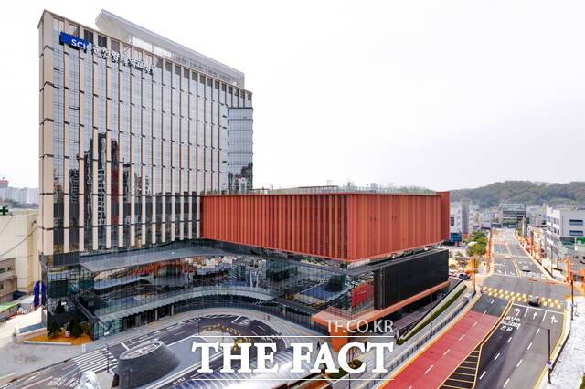 7일 개원한 순천향대학교 천안병원 새 병원 모습./순천향대 천안병원