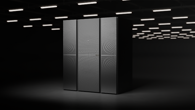 미국 양자컴퓨터 기업 아이온큐의 100큐비트급 양자컴퓨터 'Tempo'. 아이온큐 제공