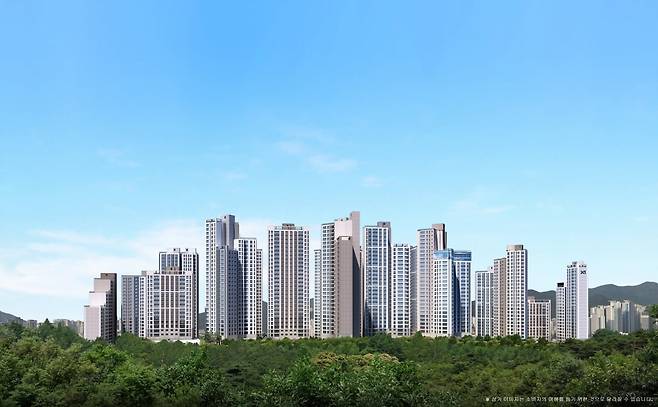 안양자이 헤리티온 투시도. GS건설 제공