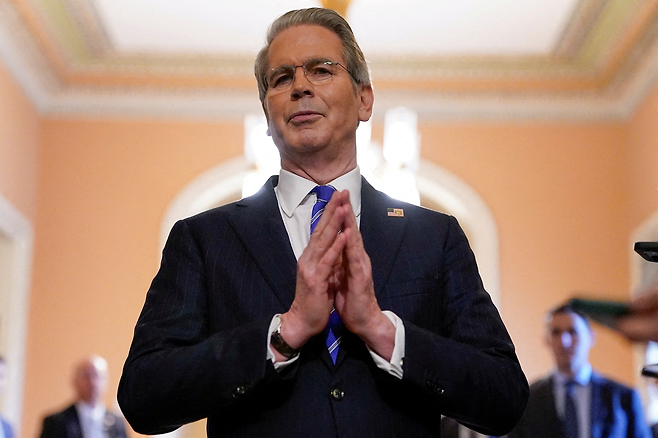 스콧 베선트 미국 재무부 장관. 로이터연합뉴스