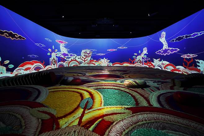 New immersive media art on display at the National Museum of Korea in Yongsan District, central Seoul [NATIONAL MUSEUM OF KOREA]