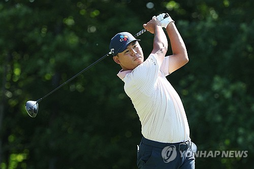 김시우의 티샷. / 사진=연합뉴스