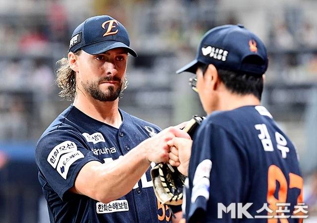 6일 고척 키움전에서 쾌투한 와이스. 사진(고척 서울)=김영구 기자