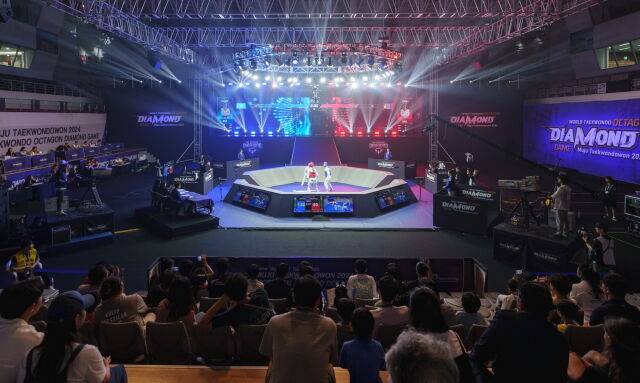 2024 세계 태권도 다이아몬드게임 장면. /태권도진흥재단 제공