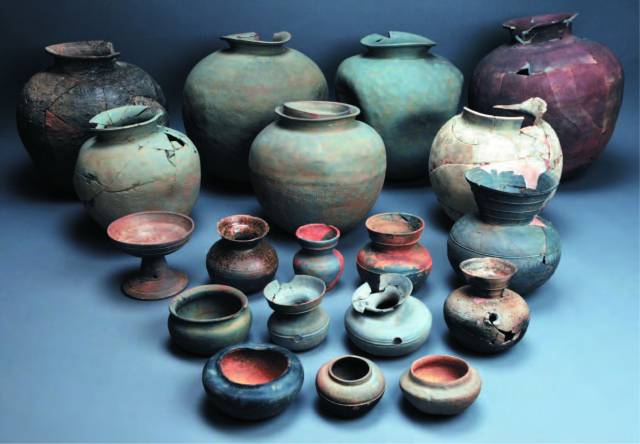 토기(옥야리 장동 방대형 고분)