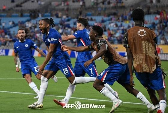 첼시 선수들. /AFPBBNews=뉴스1