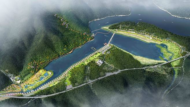 인제 빙어호 사계절 복합관광지 조성사업 조감도 [인제군 제공. 재판매 및 DB 금지]