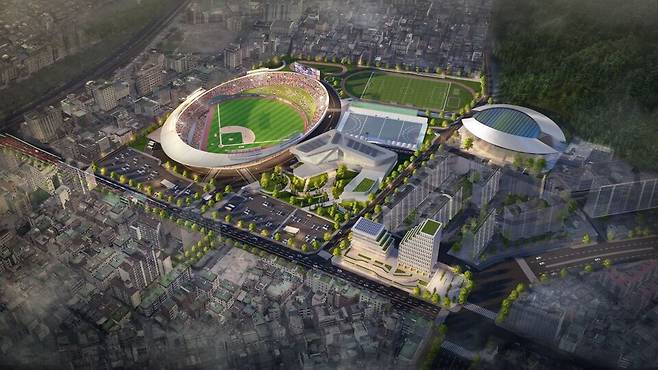 ▲ 성남시 야구전용 구장 조감도. /사진제공=성남시