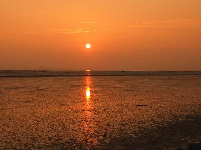 고창군, 동호해수욕장 노을 모습 사진제공=박현표