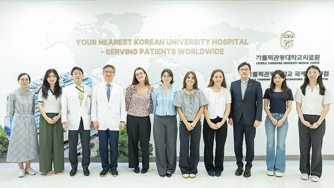 프랑스 가톨릭 릴 의과대학 교환학생 임상실습 수료식.