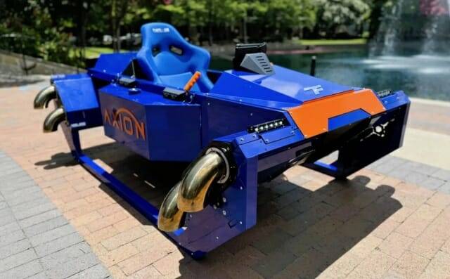 제트추진 엔진 8개를 탑재한 개인용 VTOL 항공기가 등장했다. (출처=퓨전플라이트)