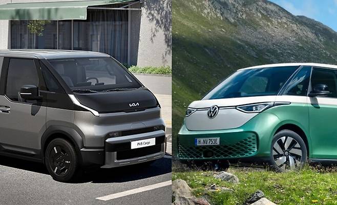사진 : 기아 PV5, 폭스바겐 ID.버즈