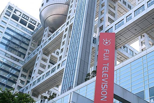 일본 도쿄 미나토구에 있는 후지TV 본사/tokyo-odaiba.net