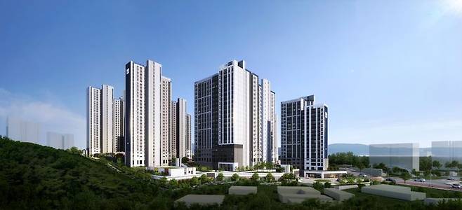 정부의 고강도 가계대출 관리 강화 방안과 DSR 3단계 시행으로 수도권과 규제지역에 대한 대출 문턱은 한층 더 높아졌다.춘천 동문 디 이스트 어반포레 투시도.ⓒ동문건설