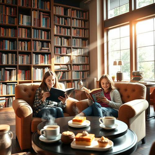 톡톡 영어 - “여기 완전히 우리한테 딱이네” (AI로 이미지 생성)