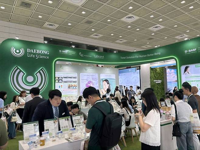 '인코스메틱스 코리아 2025' 전시장 대봉엘에스 부스 전경. 대봉엘에스 제공