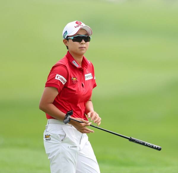 2025년 한국여자프로골프(KLPGA) 투어 제15회 롯데 오픈에 출전한 LPGA 투어 멤버 김효주 프로. 사진제공=KLPGA