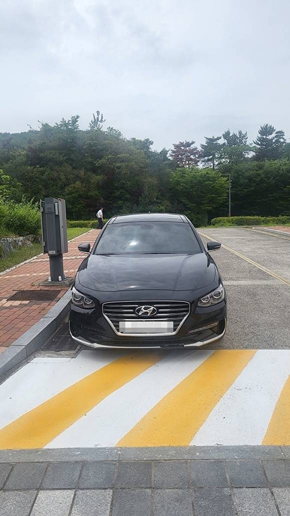 압수된 차량의 모습. [사진=부산 기장경찰서]