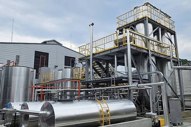 에코크레이션 열분해 시설. 에코크레이션 제공