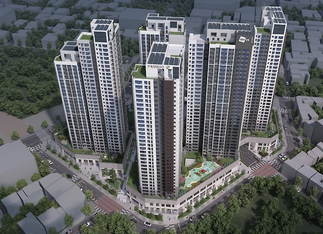 ‘위버센트 푸르지오 위브’ 조감도. [사진 출처 = 위버센트 푸르지오 위브 홈페이지 갈무리]