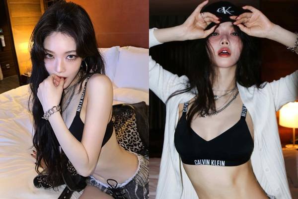 가수 청하가 완벽한 핏으로 워터밤을 물들였다. /사진=프라우드 제공