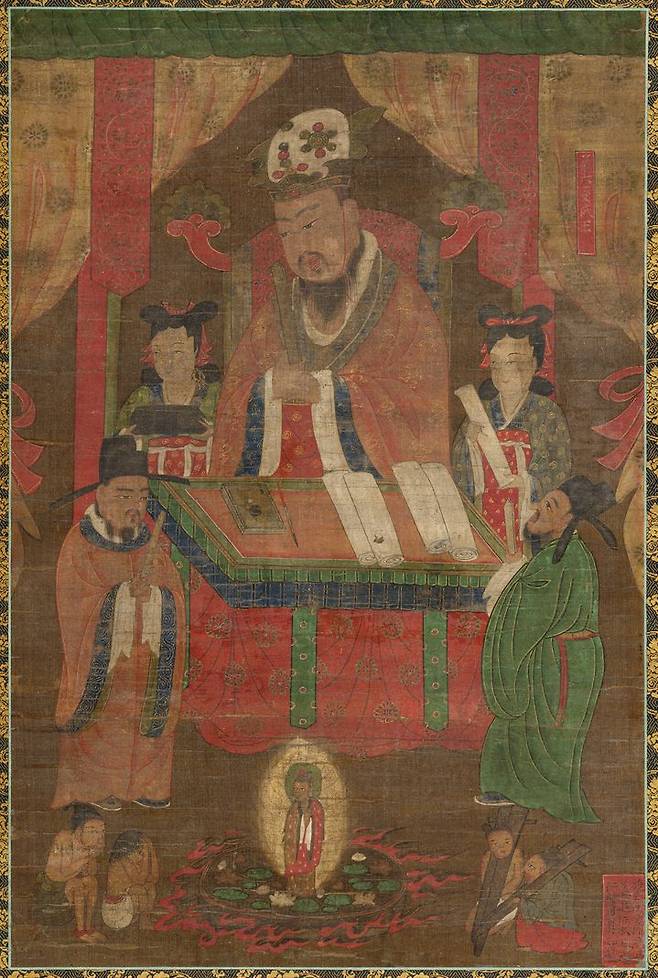 [서울=뉴시스] 시왕도 제6 변성왕도 (사진=국가유산청 제공) 2025.07.07. photo@newsis.com *재판매 및 DB 금지