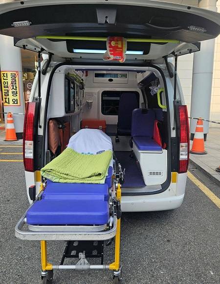 ▲ 와상장애인 이동 지원 차량 ⓒ인천광역시