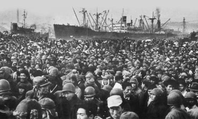 1950년 12월 흥남 철수작전 당시 모습. 세계일보 자료사진