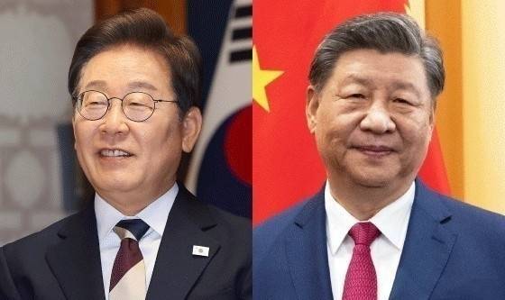 이재명(왼쪽) 대통령과 시진핑 중국 국가주석. 뉴스1