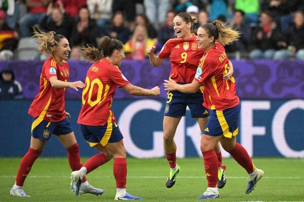 ▲ 스페인 여자 축구대표팀. ⓒ연합뉴스/AFP/AP
