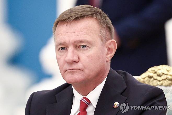 해임된 로만 스타로보이트 러시아 교통장관 [타스 연합뉴스 자료사진. 재판매 및 DB 금지]