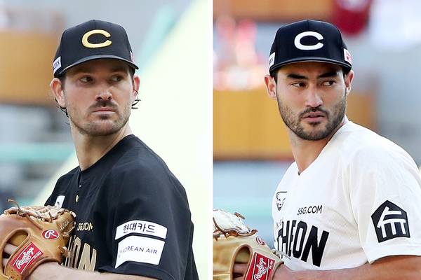 드류 앤더슨과 미치 화이트. /SSG랜더스 제공