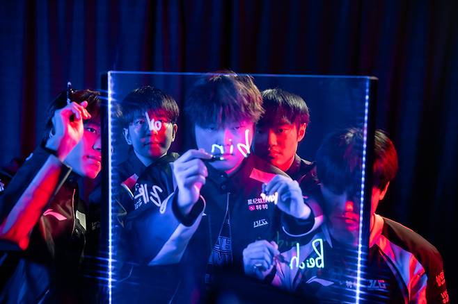 BLG 선수단. 사진 | 라이엇 게임즈