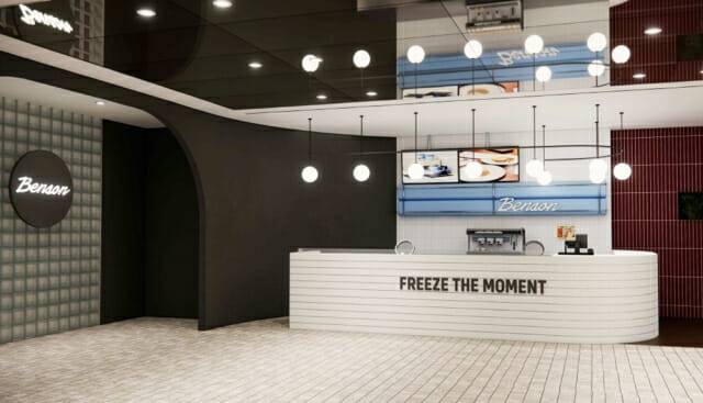 벤슨 서울역점 매장 조감도. (제공=베러스쿱크리머리)