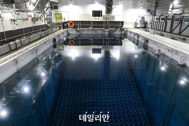 고리2호기 사용 후 핵연료 저장 수조.ⓒ한국수력원자력