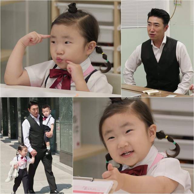 '슈퍼맨이 돌아왔다' 581회는 '하이 텐션 슈퍼 맘의 등장' 편으로 꾸며진다. 장동민의 딸이 영재 검사를 받는 모습이 그려질 예정이다. KBS2 제공