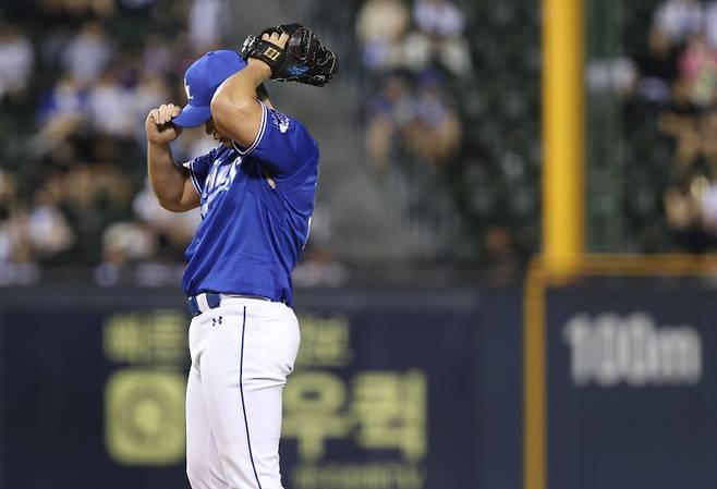 KBO리그 통산 세이브 1위에 빛나는 오승환이지만 올 시즌 활약은 기대를 밑돈다. 삼성 제공