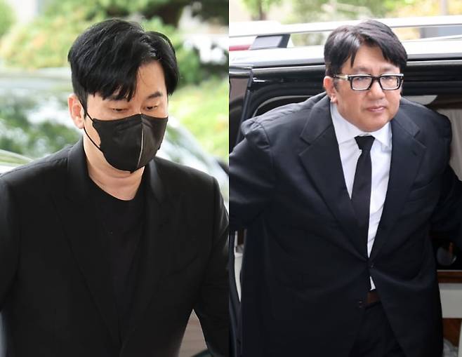 왼쪽부터 양현석, 방시혁 / 사진=연합뉴스