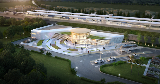 경남 김해 신월역 조감도. 김해시 제공