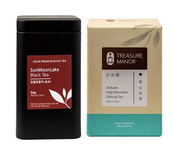 대만 일월담 지역에서 생산되는 ‘일월담 홍차’는 각각 대만 대차18호, 21호인 ‘홍옥’ ‘홍운’ 품종이 대부분이다.(左) 오른쪽은 분유향이라 불리는 ‘유향’이 특징인 대만 대차 12호 ‘금훤’