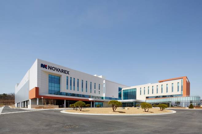 충청북도 청주에 위치한 노바렉스 오송 공장 전경/사진제공=노바렉스