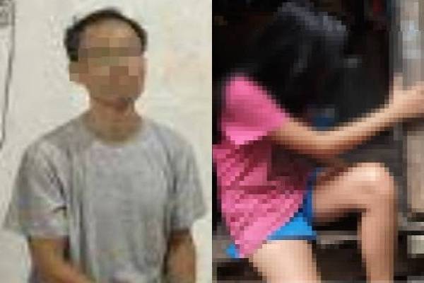 필리핀에서 선행을 펼치던 한국인 남성 유튜버가 미성년자 성착취 혐의로 체포됐다. 사진은 필리핀 경찰이 체포한 정씨(왼쪽)와 피해자 A양. /사진=필리핀 아동 성착취 방지 국가조정센터, 유튜브 갈무리