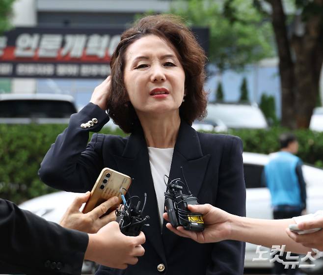 이진숙 사회부총리 겸 교육부 장관 후보자. 황진환 기자