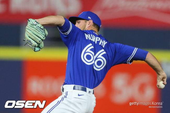 [사진] 토론토 블루제이스 시절 패트릭 머피. ⓒGettyimages(무단전재 및 재배포 금지)