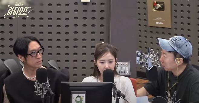 신지와 빽가가 최근 불거진 '결혼 반대' 여론을 언급했다. 유튜브 채널 'KBS CoolFM' 캡처.