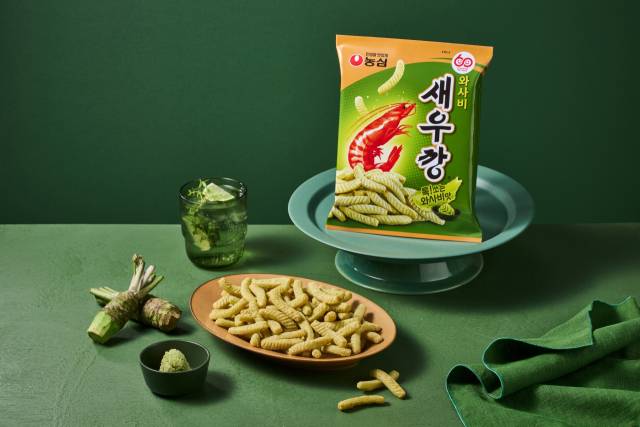 농심이 다음 달 ‘와사비새우깡’을 출시한다. 농심&nbsp;제공