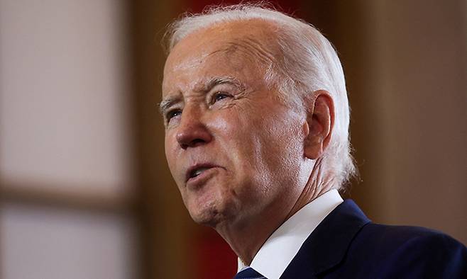 조 바이든 미국 전 대통령. 로이터연합뉴스