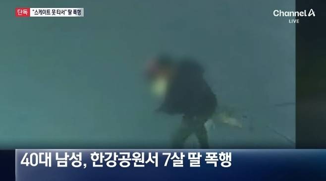 서울 광진구 뚝섬한강공원에서 40대 남성이 7살 딸을 폭행한 혐의로 구속됐다. 자료 : 채널A